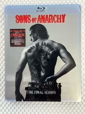 Sons of Anarchy: The Final Season, 4 Blu-ray Disc's And Case, (Adult Content)